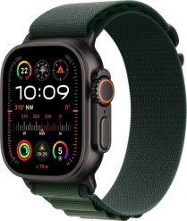 Smartwatch Apple Watch Ultra 2 GPS + Cellular 49mm Black Titanium Case Alpine Loop Large Zielony (MX4T3KS/A). Czarne zegarki smartwatch Apple. Za 4,710.68 zł.