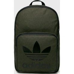 Adidas Originals - Plecak. Zielone plecaki męskie Adidas Originals, bez wzorów, z materiału. W wyprzedaży za 119.90 zł.