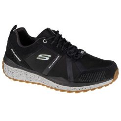 Buty trekkingowe męskie Skechers Equalizer 40 Trail Trx. Czarne buty trekkingowe męskie Skechers, bez wzorów, z materiału, bez zapięcia. Za 279.99 zł.