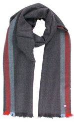 Szalik Męski - V. Fraas - Cashmink - Jasny Grafit. Szare szaliki męskie V. Fraas, bez wzorów, z materiału. Za 79.00 zł.