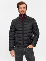 Trussardi Kurtka puchowa 52S00906 Czarny Regular Fit. Czarne kurtki męskie TRUSSARDI, m, bez wzorów, z puchu, bez ramiączek, bez kaptura. Za 889.99 zł.