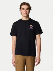 Columbia T-Shirt Kettle River™ 2120411 Czarny Regular Fit. Czarne t-shirty sportowe męskie Columbia, m, bez wzorów, z bawełny, sportowe, bez ramiączek. Za 79.99 zł.