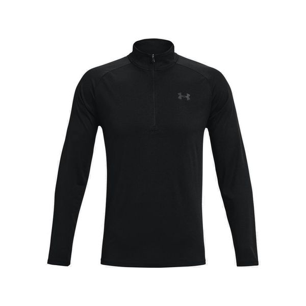 Bluza fitness męska Under Armour Tech 2.0 1/2 Zip. Czarne bluzy nierozpinane męskie Under Armour, m, bez wzorów, sportowe, bez ramiączek, bez kaptura. Za 228.50 zł.