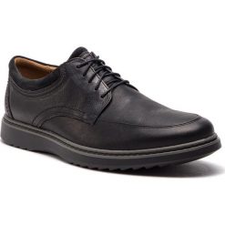 Półbuty CLARKS - Un Geo Lo 261368027 Black Leather. Czarne codzienne półbuty męskie Clarks, z materiału. W wyprzedaży za 319.00 zł.