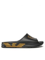 EA7 Emporio Armani Klapki XBP008 XK337 M700 Czarny. Czarne klapki i japonki męskie EA7 Emporio Armani, bez wzorów, z tworzywa sztucznego. Za 189.99 zł.