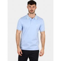 Koszulka polo męska Nautica Harlyn Slim Fit. Niebieskie koszulki polo męskie Nautica, m, bez wzorów, klasyczne, bez kołnierzyka, bez ramiączek. Za 339.00 zł.