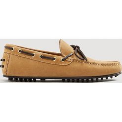 Mango Man - Mokasyny Gomet. Brązowe mokasyny męskie Mango Man, z gumy. W wyprzedaży za 134.90 zł.