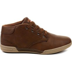 Brązowe trampki męskie 15M787. Brązowe trampki męskie ButyModne, bez wzorów, bez zapięcia. Za 77.99 zł.