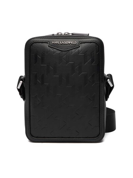 KARL LAGERFELD Saszetka B1M30210 Czarny. Czarne saszetki męskie KARL LAGERFELD, bez wzorów, ze skóry. Za 999.99 zł.