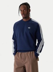 Adidas Bluza 3-Stripes KE3549 Granatowy Regular Fit. Niebieskie bluzy nierozpinane męskie ADIDAS, m, bez wzorów, z bawełny, bez ramiączek, bez kaptura. Za 279.99 zł.