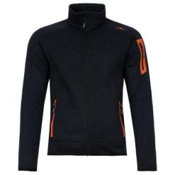 Polar CMP. Niebieskie bluzy z polaru męskie CMP, bez wzorów, z polaru, sportowe, bez ramiączek, bez kaptura. Za 258.00 zł.