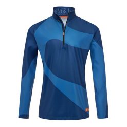 Bluza narciarska Męska Gareth & Lucas The One Hundred and Six. Niebieskie bluzy z polaru męskie GARETH & LUCAS, m, bez wzorów, z elastanu, sportowe, bez ramiączek, bez kaptura. Za 229.99 zł.