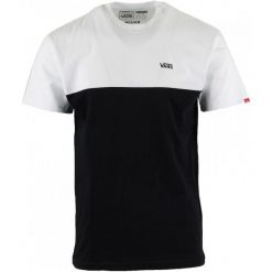 Vans Mn Colorblock Tee White-Black L. Białe t-shirty sportowe męskie Vans, z bawełny, eleganckie, z krótkim rękawem. Za 89.00 zł.