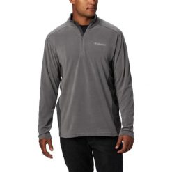 Polar Sportowy Męski Columbia Klamath Range Half Zip. Szare bluzy z polaru męskie Columbia, m, bez wzorów, z polaru, sportowe, bez ramiączek, bez kaptura. Za 191.28 zł.