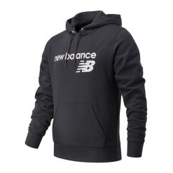 Bluza męska New Balance MT03910BK – czarna. Czarne bluzy nierozpinane męskie New Balance, m, bez wzorów, z bawełny, eleganckie, bez ramiączek, z kapturem. Za 99.99 zł.