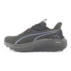Buty do biegania męskie PUMA Electrify Nitro 4 Trail. Czarne buty do biegania męskie Puma, bez wzorów, bez zapięcia, do biegania. Za 309.99 zł.