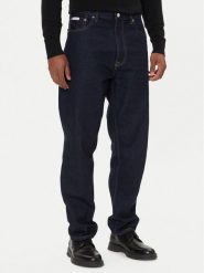Calvin Klein Jeansy 90's LV04RD713G Granatowy Straight Fit. Niebieskie jeansy męskie Calvin Klein, bez wzorów, z bawełny. Za 429.99 zł.