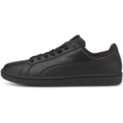 Trampki Puma Smash L, Czarny, Dla obu płci. Czarne trampki męskie Puma, bez wzorów, ze skóry, sportowe, bez zapięcia. Za 152.99 zł.