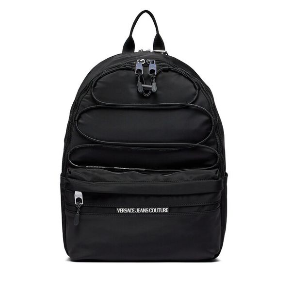 Plecak Versace Jeans Couture. Czarne plecaki męskie Versace Jeans Couture, bez wzorów, z jeansu. Za 859.99 zł.