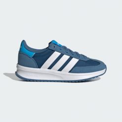 Buty Run 70s 2.0. Białe buty do biegania męskie ADIDAS, bez wzorów, z materiału, bez zapięcia, do biegania. Za 239.00 zł.