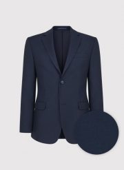 PAKO LORENTE – Granatowa wełniana marynarka garniturowa. Marynarki męskie Pako Lorente, m, bez wzorów, z wełny. Za 1,699.99 zł.