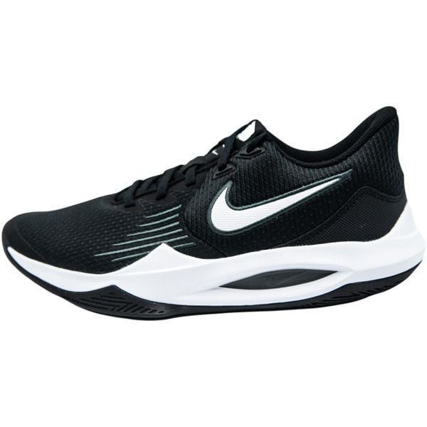 Trampki Nike Precision 5, Czarny. Czarne trampki męskie Nike, bez wzorów, z materiału, sportowe, bez zapięcia. Za 414.00 zł.