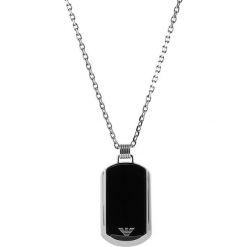 Emporio Armani Naszyjnik silvercoloured. Szare biżuteria dla mężczyzn Emporio Armani. Za 459.00 zł.