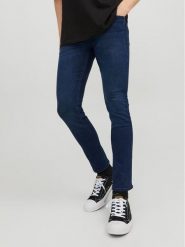 Jack & Jones Jeansy Glenn 12237358 Granatowy Slim Fit. Niebieskie jeansy męskie Jack & Jones, bez wzorów, z bawełny. Za 119.99 zł.