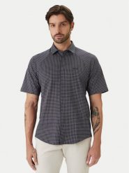 BOSS Koszula Excurse S 50554450 Granatowy Regular Fit. Niebieskie koszule męskie Boss, m, bez wzorów, z bawełny, bez kołnierzyka, bez ramiączek. Za 599.99 zł.