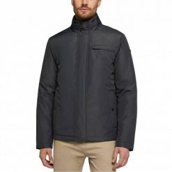 Kurtka GEOX M VINCIT Czarny. Czarne kurtki męskie Geox, m, bez wzorów, z tkaniny, casualowe, bez ramiączek, bez kaptura. Za 520.99 zł.