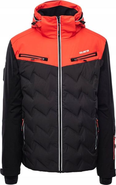 Kurtka męska Iguana AMBLO czarna r. M. Czarne kurtki męskie IGUANA, m, bez wzorów, bez ramiączek, bez kaptura. Za 668.57 zł.