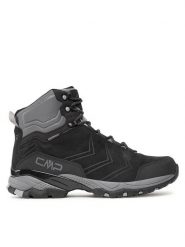 CMP Trekkingi Melnick Mid WP 3Q18587 Czarny. Czarne buty trekkingowe męskie CMP, bez wzorów, ze skóry, bez zapięcia, trekkingowe. Za 499.99 zł.