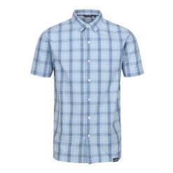 Koszula Męska W Kratkę Denmoor. Niebieskie koszule męskie Regatta, m, bez wzorów, bez kołnierzyka, bez ramiączek. Za 54.99 zł.