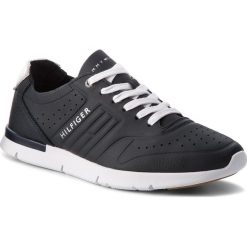 Sneakersy TOMMY HILFIGER - Unlined Th Light Leather Runner FM0FM01630 Midnight 403. Buty sportowe na co dzień męskie marki Tommy Hilfiger. W wyprzedaży za 279.00 zł.
