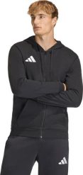 Bluza męska adidas Entrada 26 FZ Hoody czarna KF5945 L. Czarne bluzy nierozpinane męskie ADIDAS, l, bez wzorów, bez ramiączek, bez kaptura. Za 218.99 zł.