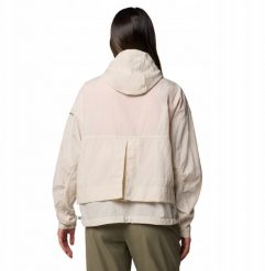 Kurtka męska Columbia Paracutie II Windbreaker Jacket 2116561278 Beżowe L. Brązowe kurtki męskie Columbia, l, bez wzorów, bez ramiączek, bez kaptura. Za 265.27 zł.