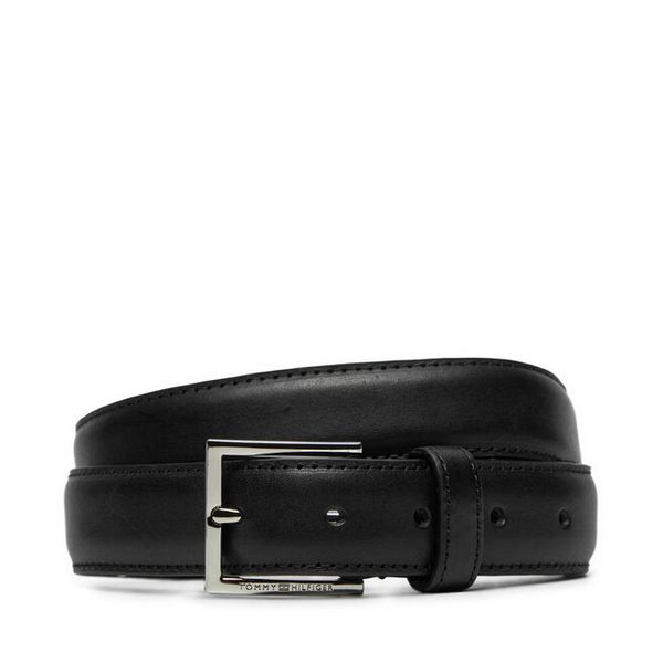 Pasek Męski Tommy Hilfiger. Czarne paski męskie Tommy Hilfiger, bez wzorów. Za 159.99 zł.