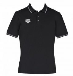 Arena TL S/S POLO BLACK 1D34550 XS. Czarne koszulki polo męskie ARENA, m, bez wzorów, bez kołnierzyka, bez ramiączek. Za 58.79 zł.