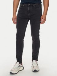 Tommy Jeans Jeansy Austin DM0DM19327 Czarny Slim Fit. Czarne jeansy męskie Tommy Jeans, bez wzorów, z bawełny. Za 269.99 zł.