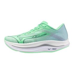 Buty do biegania Mizuno Wave Rebellion Flash. Zielone buty do biegania męskie Mizuno, bez wzorów, bez zapięcia, do biegania, mizuno wave. W wyprzedaży za 681.20 zł.