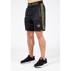 Atlanta Szorty - Czarny/Zielony. Czarne szorty sportowe męskie GORILLA WEAR, bez wzorów, sportowe. Za 183.00 zł.
