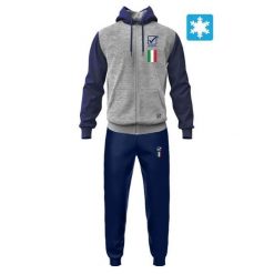 Dres z bluzą z kapturem Givova Italia 100. Niebieskie bluzy z kapturem męskie Givova, m, bez wzorów, z bawełny, z kapturem. Za 301.99 zł.