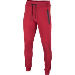 Spodnie dresowe męskie SPMD203 - ciemna czerwień. Spodnie dresowe męskie marki 4f. Za 149.99 zł.