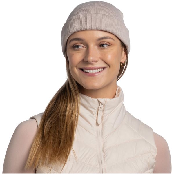 Czapka BUFF KNITTED BEANIE LILON FISHERMAN. Szare czapki męskie Buff, bez wzorów, sportowe. Za 119.90 zł.