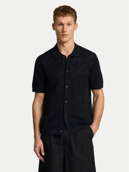 Selected Homme Koszula 16097564 Czarny Regular Fit. Czarne koszule męskie Selected Homme, m, bez wzorów, z bawełny, bez kołnierzyka, bez ramiączek. Za 139.99 zł.