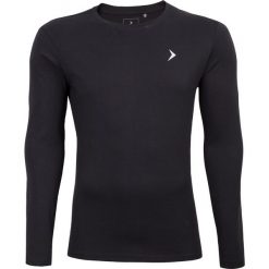 Longsleeve męski TSML600 - głęboka czerń - Outhorn. Koszulki męskie z długim rękawem Outhorn. W wyprzedaży za 29.99 zł.