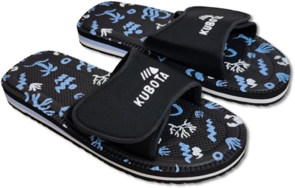 Piankowe klapki Kubota - Rzep Rozmiar 44 - Morskie. Zielone klapki i japonki męskie Kubota, bez wzorów. Za 49.99 zł.