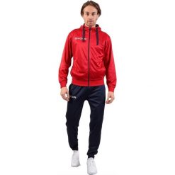 Kurtka polarowa Givova King. Czerwone kurtki męskie Givova, m, bez wzorów, z dresówki, sportowe, bez ramiączek, bez kaptura. Za 251.99 zł.