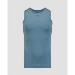 Koszulka męska termoaktywna singlet X-Bionic Invent 4.0 LT Blue. Niebieskie bielizna termoaktywna męska X BIONIC, m, bez wzorów, bez ramiączek. W wyprzedaży za 140.00 zł.