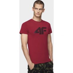 T-Shirt męski TSM301 - ciemna czerwień. T-shirty męskie 4f. Za 49.99 zł.